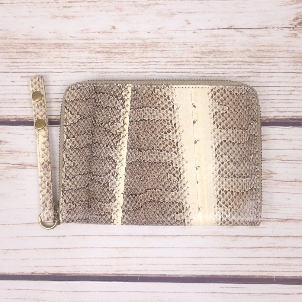 Beirn Snake Skin Wallet Wristlet 